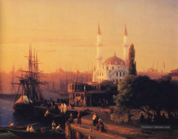 constantinople 1856 Romantique Ivan Aivazovsky russe Peinture à l'huile